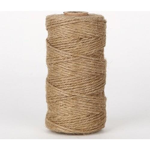 High quality Double Strands 100% Hemp Cords brown decorating twines scrapbook embellishments