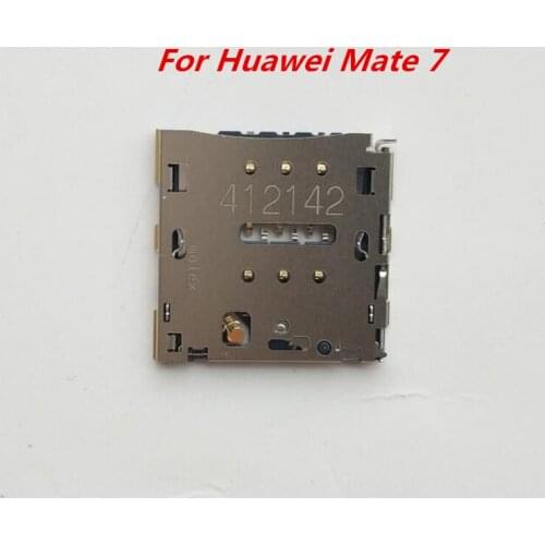 1pcs SIM Card Holder Tray Slot Socket + 1pcs SD Card Socket Holder Slot for Huawei Mate 7
