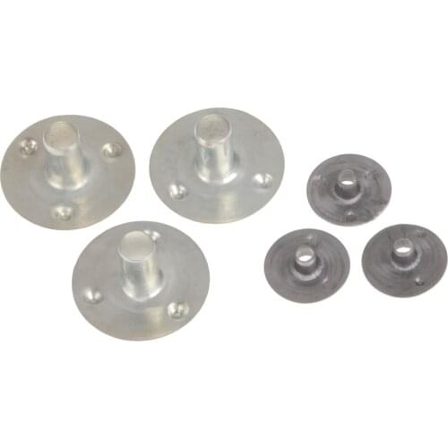 100pcs Candle Wick Metal Sustainer Wick Tabs Silver Candle Making Supplies for Candle 12.5*2.5mm/20*5*10mm