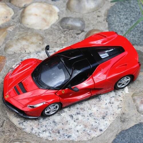 2021 Christmas Gifts Children Diecast 1:32 Miniature Scale Alloy Car Model Ferrari LaFerrari Metal Vehicles Toy Adult Collection