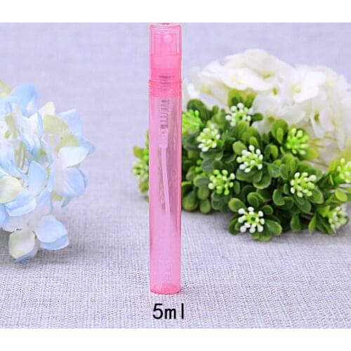 5ml 10pcs/lot mini perfume bottles/clear plastic spray perfumes bottle tube/cosmetic parfum atomizer container/refillable bottle