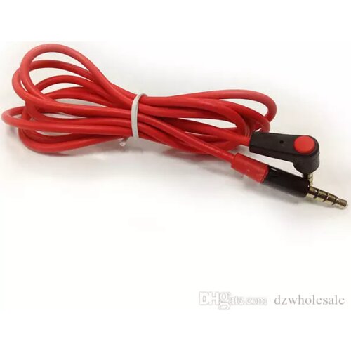 500pcs/lot 3.5mm Male to Male Elbow Audio Cable Detox/Pro Headphone Replacement Audio Extension Cable AUX Cable sales promotion