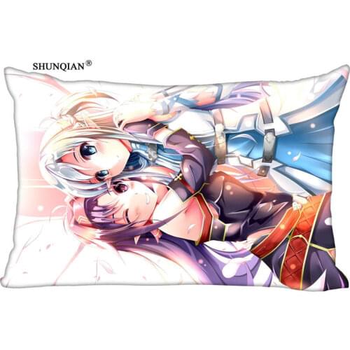 Sword Art Online Pillow Case (Two sides) High Quality Home Textile Custom Zippered Rectangle soft Pillow cover New arrival