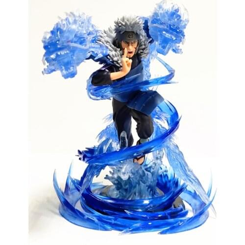 Naruto Shippuden Senju Tobirama Water Dragon Bullet Anime Action Figures PVC DIY Set Toys Model Akatsuki Figural Brinquedos Doll