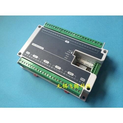 FX1N FX2N FX3U 40MR 24DI 16DO 2AD 2DA Analog for Mitsubishi PLC stepper motor controller RS485 Modbus High-Speed Pulse Output