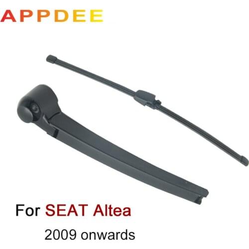 APPDEE Wiper 13" Rear Wiper Blade & Arm Set Kit For SEAT Altea 2009 onwards Windshield Windscreen Rear Window