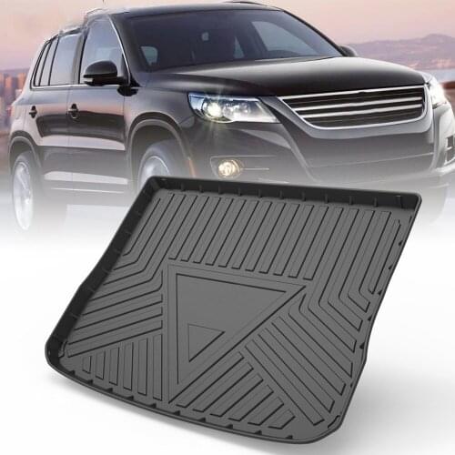 TPE Trunk Mat For Volkswagen Tiguan 2009 2010 2011-2016 Car Waterproof Non-Slip Custom Rubber 3D Cargo Liner Accessories