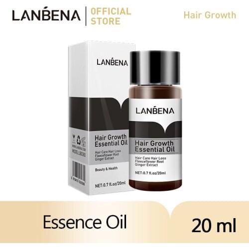 LANBENA Fast Powerful Hair Growth Essence Products Essential Oil Liquid Treatment Preventing Hair Loss Hair Care Andrea 20ml