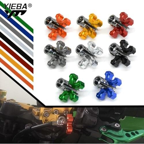 Motorcycle CNC Billet Clutch Cable Wire Adjuster Screw M8*1.25 for aprilia CAPANORD 1200/Rally DORSODURO 1200 DORSODURO 750 MANA