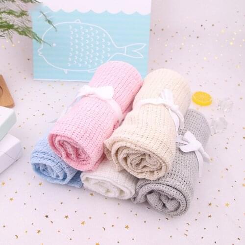 Baby Blankets Cotton Newborn Swaddle Stroller Bedding Wrap Infantil Boys Girls Crawling Blanket Children Bed Sheet Quilts AA02