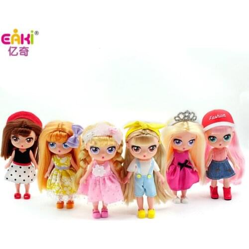 EAKI Original Genuine DIY Doll Stylish and Diverse Styles of Exquisite Gift Boxed Hair Transplant Doll Girls Toys for Children