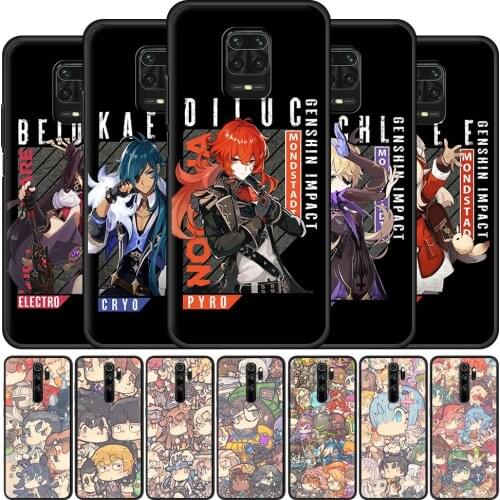 Anime N-NarutoS Cool akatsuki Phone Case For Xiaomi Redmi Note 9S 9 8 10 Pro 8T 9C 9A 8A Silicone Smart Back Cover Mobile Bag