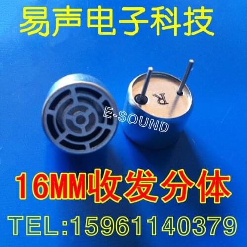 Transceiver Split Type Ultrasonic Transceiver Diameter-16mm Ultrasonic Sensor Ultrasonic Probe