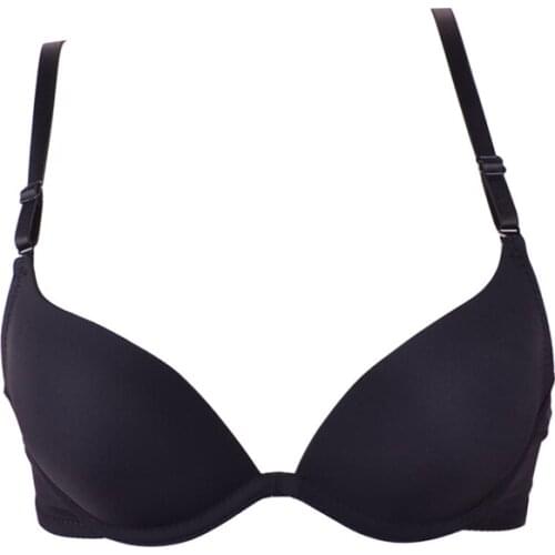 Lovely Teenage girl sexy bra Young Girl super push up Bra Cotton thin cup cute Bra Kid Little Girl Small cup gather chest Bra