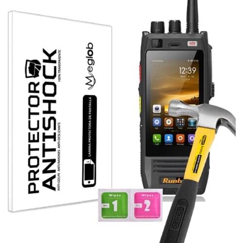 Protector de Pantalla Anti-Shock Anti-Golpe Anti-arañazos Compatible con Runbo H1