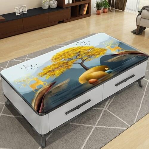 Soft Glass Tablecloth Transparency PVC Table cloth Waterproof Oilproof Kitchen Dining table cover mat Tablecloth Custom 1.6mm