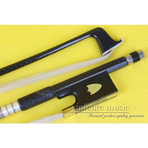 Violin bow High Quality 1pcs Carbon fiber 4/4 Violin Bow Style bone Straight 98