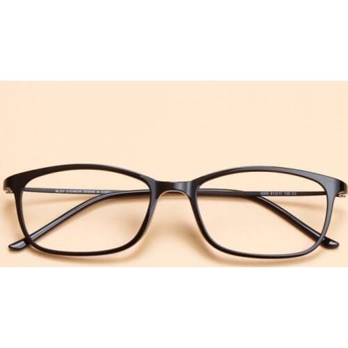 Ultra Light and Fine Korean Plastic Steel Tungsten Titanium Glasses Small Square Full Frame Thin Leg Myopia Frame Retro Flat