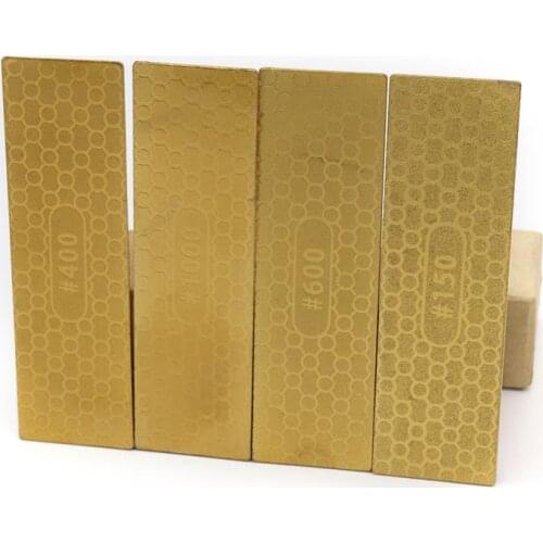 1 piece Titanium Coated Diamond Outdoor Cutter Single Side Double Side Small Grinding Stone Light And Easy To Carry Grinder