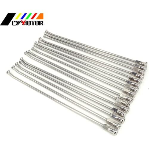 Motorcycle 36PCS Steel 21" Front Wheel Spokes Nipples For YAMAHA YZ125 YZ250 YZ250F YZ450F WR250F WR450F YZ WR 250 450 F