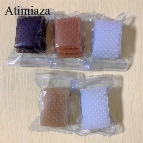 5Pcs/Lot Non Slip Wig Grip Band Brown White Silicone Band For Women Hair Wig Tools New Silicone Elastic band Wear Wig Band