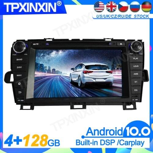 128GB Android 10 ForToyota Prius 2009-2015 Left Head Unit Car Multimedia Player Auto Radio Tape Recorder GPS Navigation DSP IPS