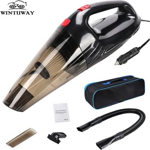 WINTUWAY Over 3000Pa Strong Suction Car Vacuum Cleaner Handheld Dry Wet 12V Spare Filter Auto Portable Vacuums Cleaner