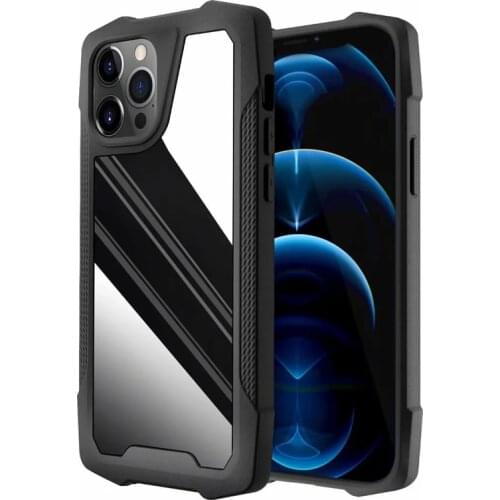 Funda Case for iPhone 12 Pro Max 11 Pro Max XS Max 7 8 Plus Metal Drawing Mirror Coque Shock proof Protective Phone Case Cover