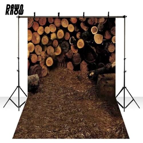 Wood Farm Vinyl Photography Background withered grass New Fabric Flannel Backdrops for Wedding photo studio S1756