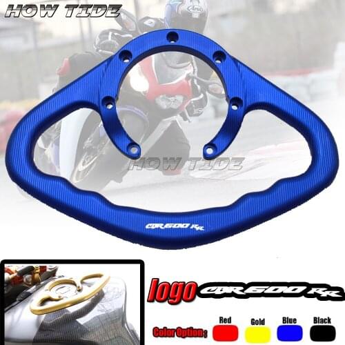 For HONDA CBR600RR Hornet Passenger Handgrips Hand Grip Tank Grab Bar Handles Armrest LOGO CBR600RR