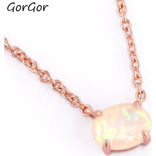 GorGor Necklace Women Copper Material Pattern Four Claw Egg Type Pendant Creative Exquisite Engagement Jewelry 10302470007