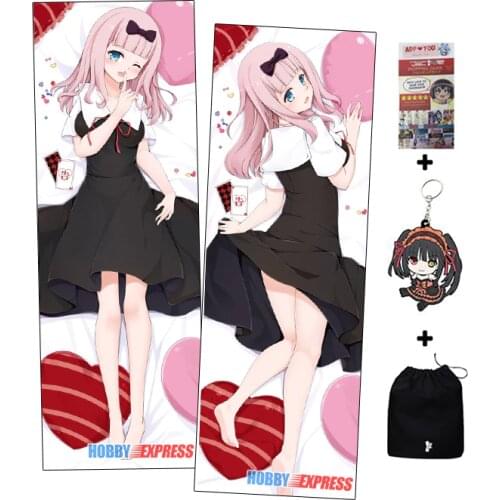 Hobby Express Chika Fujiwara Kaguya-sama Love is War Dakimakura Japanese Otaku Waifu Hugging Body Pillow Cover ADP19006-1