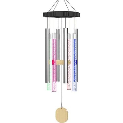 Hot Solar Changing Wind Chime Color Mobile Light Waterproof LED Wind Chime Colorful Light For Home Party Yard Garden Decoration