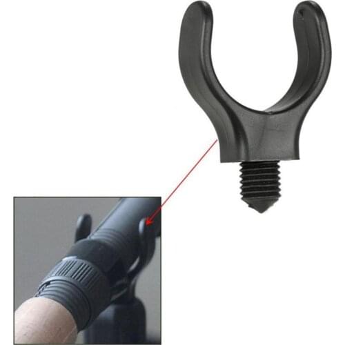 M3/8in Fishing Rod Holder Plastic Fish Pole Bracket Heads U-shape Anti-slip Fishing Rod Pole Butt Grips Fishing Supplies