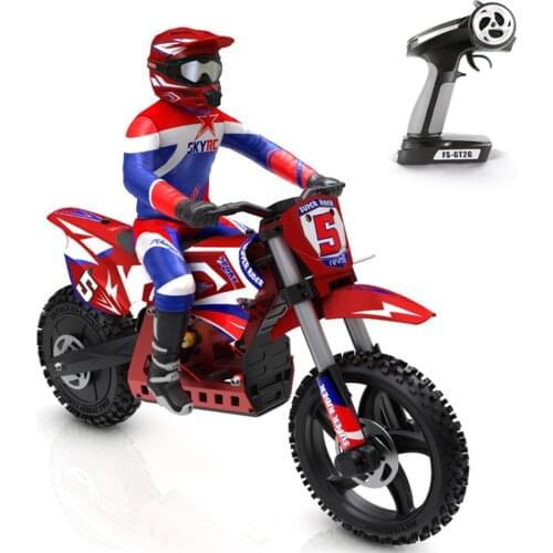 SKYRC SR5 1/4 Scale 60KM/H Super Rider RC Motorcycle Dirt Bike For Children Education Toys Birthday Gift- RTR Version EU US Plug