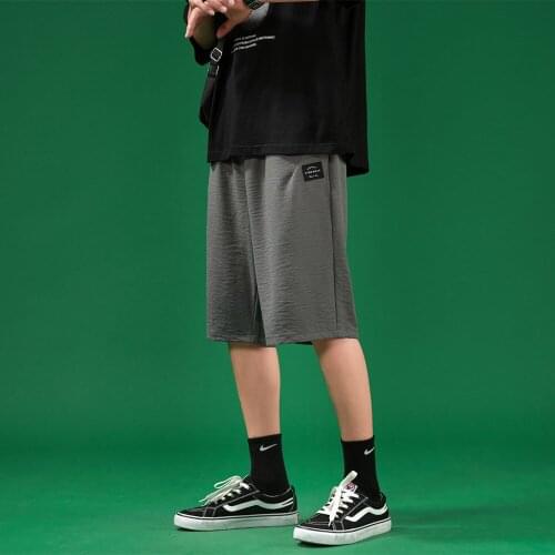 Mens Summer Shorts 2021 casual Bermuda black mens Wooden shorts ice cool super elastic beach shorts mens