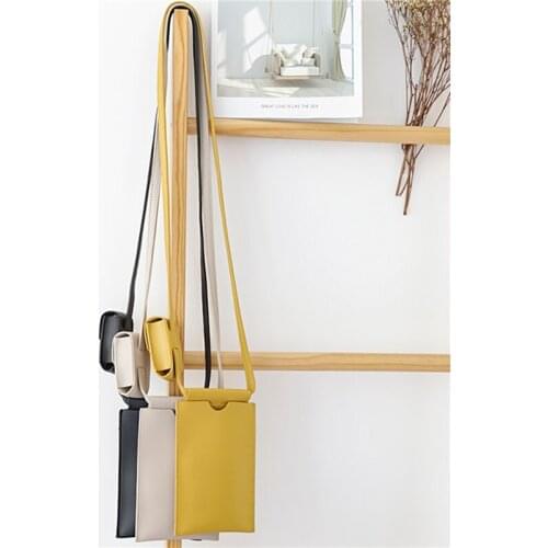 Korean Style Simple Hipster Shoulder Bag Casual Mori Artistic Verticle Phone Bag All-match Fashion Phone Messenger Bag