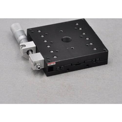 Sigma Y-axis 100 * 100mm tabletop Manual precision displacement fine-tuning slide table X-axis optical rail type worktable