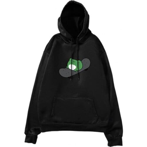 Hoodie with Hood Thick 90s Frog Clothes Girls Sweatshirt Oversize Plus Size Hoodies for Teen Oversized Teenagers Streetwear 3XL
