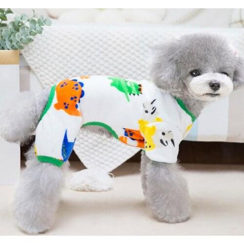 Winter Dog Costume Pet Clothes Autumn and Winter New Dog Four-legged Fleece to Keep Warm Bichon Teddy Pet Supplies Suitable Suit