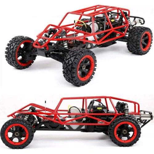 1/5 Rovan Rofun Baja 5B 320GT 32cc Gasoline Engine with Metal Roll Cage 2.4g Remote Control RC Truck