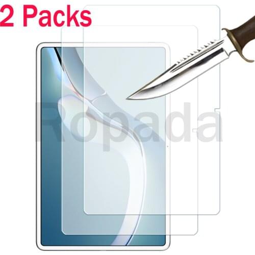 2 Packs 9H 2.5D Tempered glass screen protector for Huawei matepad pro 12.6 2021 release version 12.6'' tablet protective film