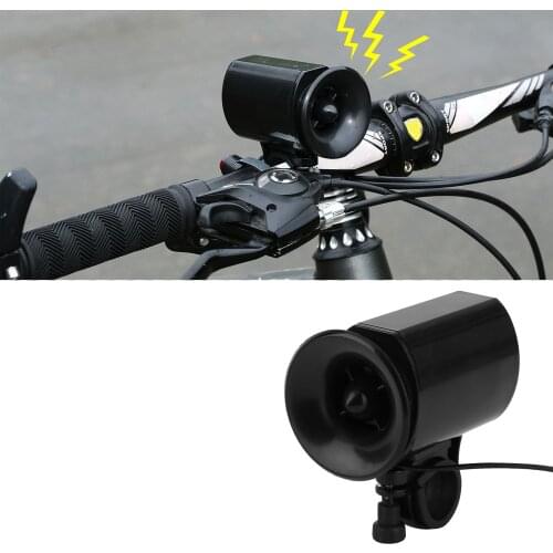 2018 Hot 6 Sounds Electronic Bicycle Bell Loud Alarm Bike Siren Ultra-loud Bike Horn Drop Shipping