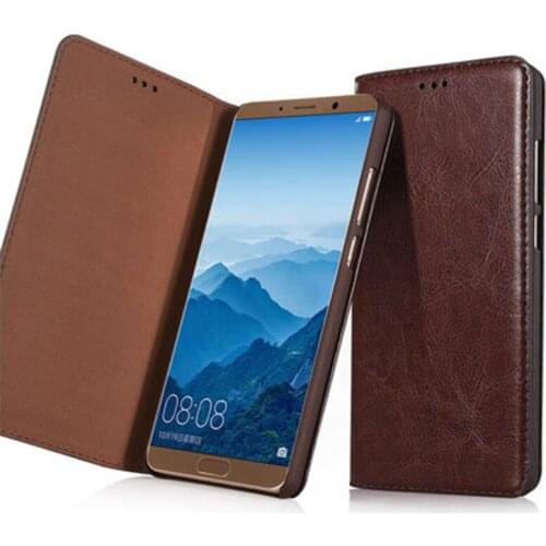 Genuine Leather Flip Case For Huawei Mate10 Ultra-thin Slim Cover for Huawei Mate 10 pro Bag for Mate 10pro with Retail Package