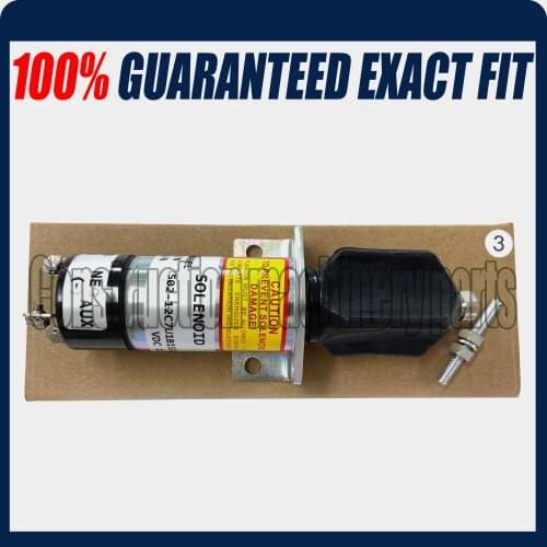 Woodward Stop Solenoid 1502-12C7U1B1S1A 1500-2085 12VDC (3 terminals)