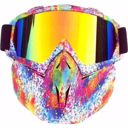 Hot Sale Cycling Glasses Detachable Winter Windproof Glasses Motorcycle Goggles Ski Goggles Multicolor Racing Goggles Glasses