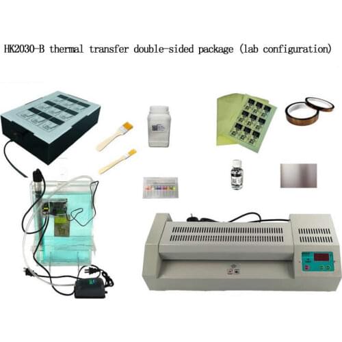 Hk2030 circuit board production package thermal transfer machine etching machine