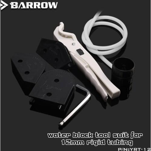 Barrow PC water cooling hard tube Bender Pipe cutter Tool Kit set for OD 12mm/14mm/16mm hard pipe YRT-12 YRT-14 YRT-16