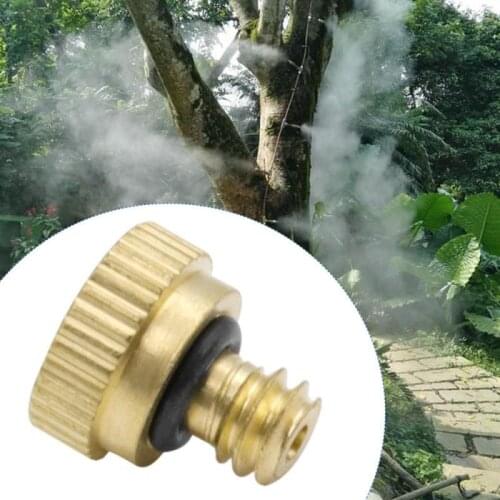 Brass Atomization Water Nozzle Misting Cooling System Sprinkler Kit Nozzle Garden Irrigation System 0.1/0.2/0.3/0.4/0.5mm