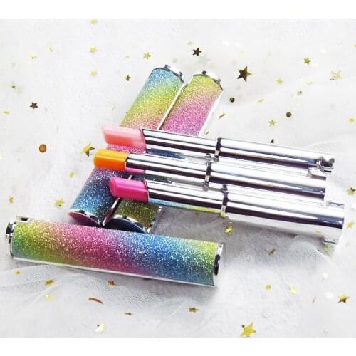 Change Color Natural Moisturizing Brighten Sweet Fruity Nourishing Lipstick Lip Gloss Lip Balm Long Lasting Durable TSLM1